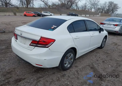 2015 Honda Civic Lx из США, поврежденный, VIN 19XFB2F51FE104578